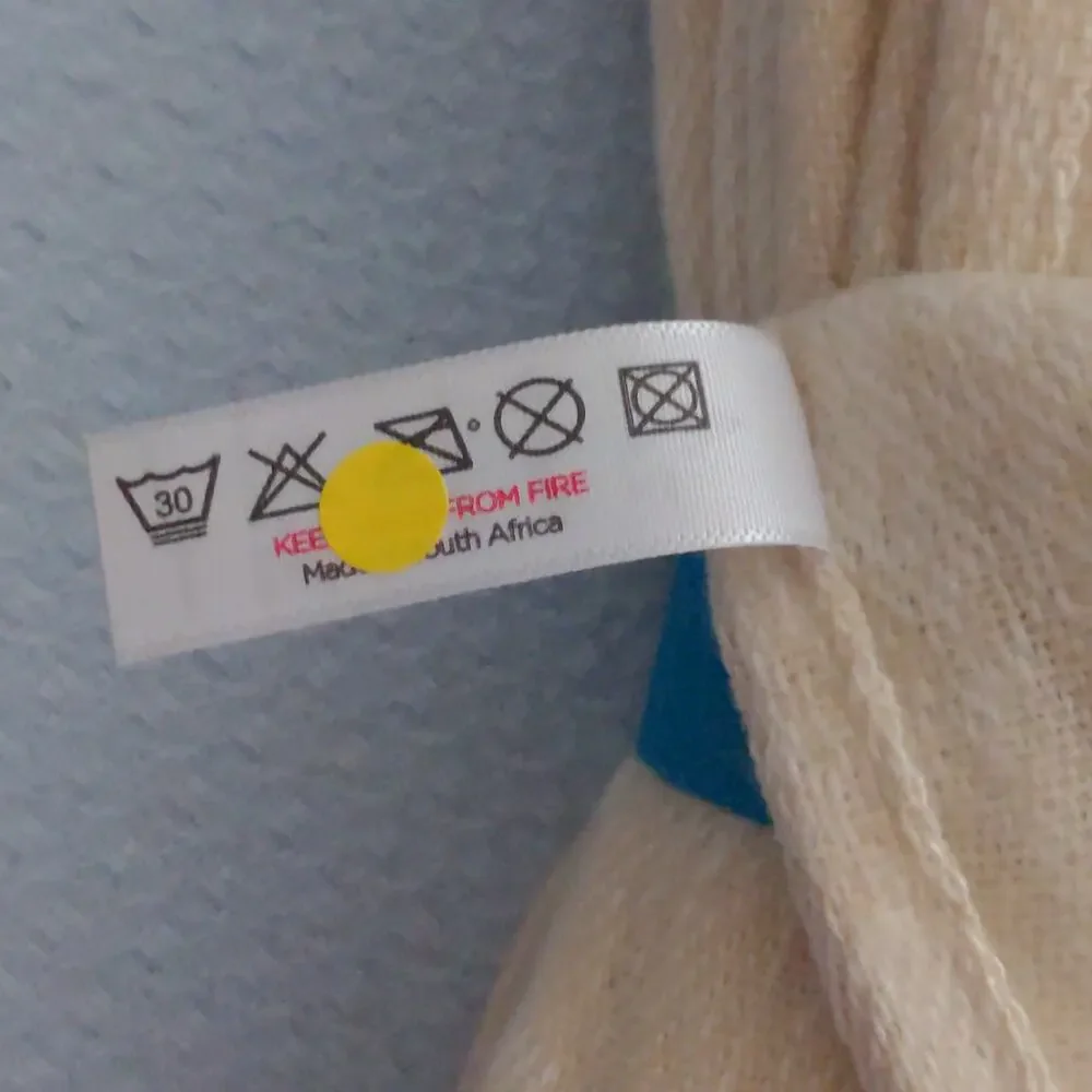 Thula Tula Ivory African Zebra Blanket - NWT